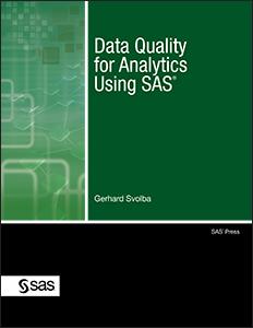 Data Quality for Analytics Using SAS Table of 