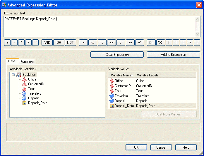 Editor screen shot