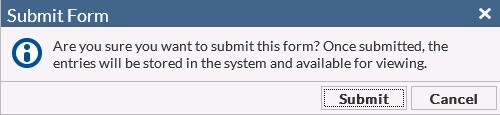 Are you sure you want to submit this form?