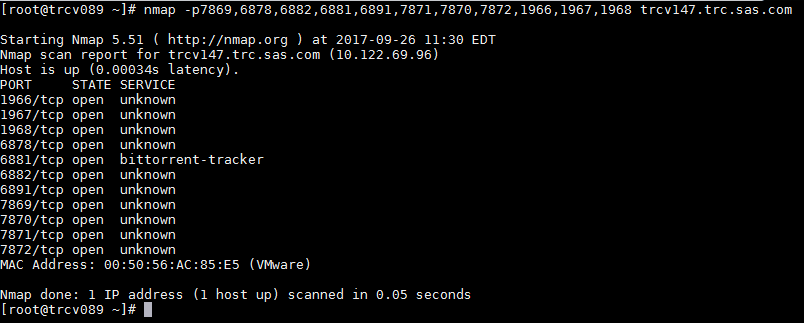 nmap output successful