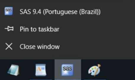 windows taskbar