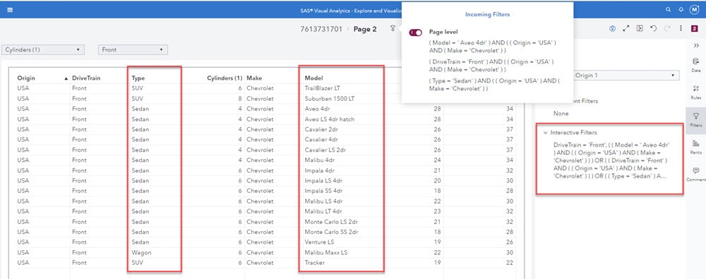 More records are displayed than expected on the target page