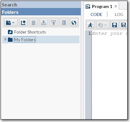 SAS Studio Navigation Pane