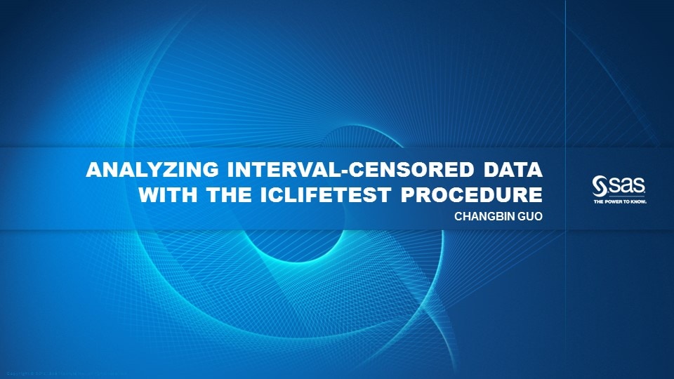 Analyzing Interval Censored Data with the ICLIFETEST Procedure