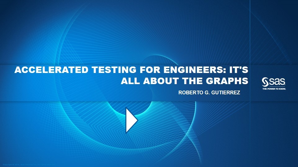 Accelerated Testing for Engineers: It's All About the Graphs