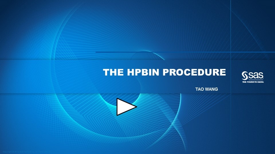 The HPBIN Procedure