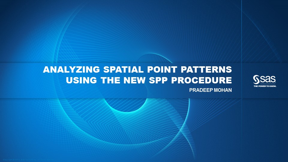 Analyzing Spatial Point Patterns Using the New SPP Procedure