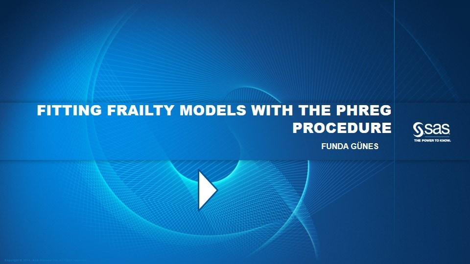 Fitting Frailty Models with the PHREG Procedure