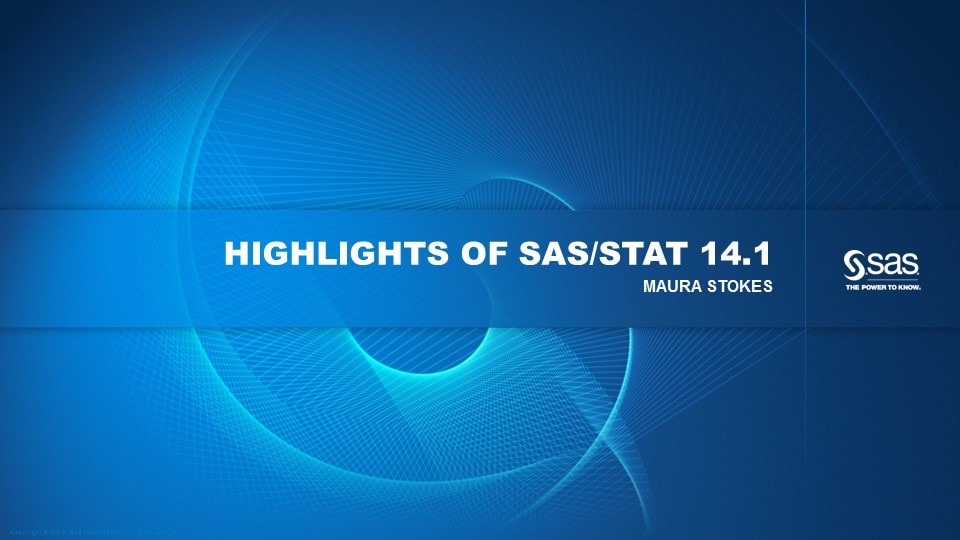 Highlights of SAS/STAT 14.1