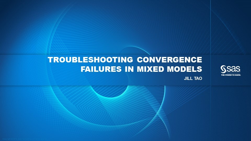 Troubleshooting Convergence Failures In Mixed Models