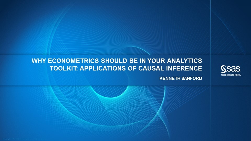 Why Econometrics Should Be in Your Analytics Toolkit: Applications of Causal Inference