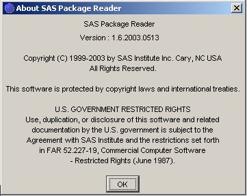 About SAS Package Reader