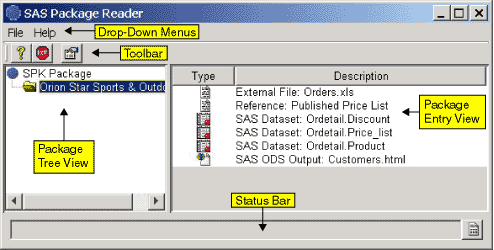 SAS Package Reader