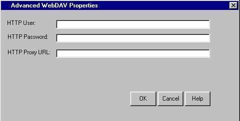 Advanced WebDAV Properties