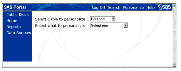 Personalize window