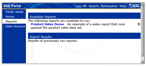 Reports window