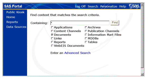 Altered search window
